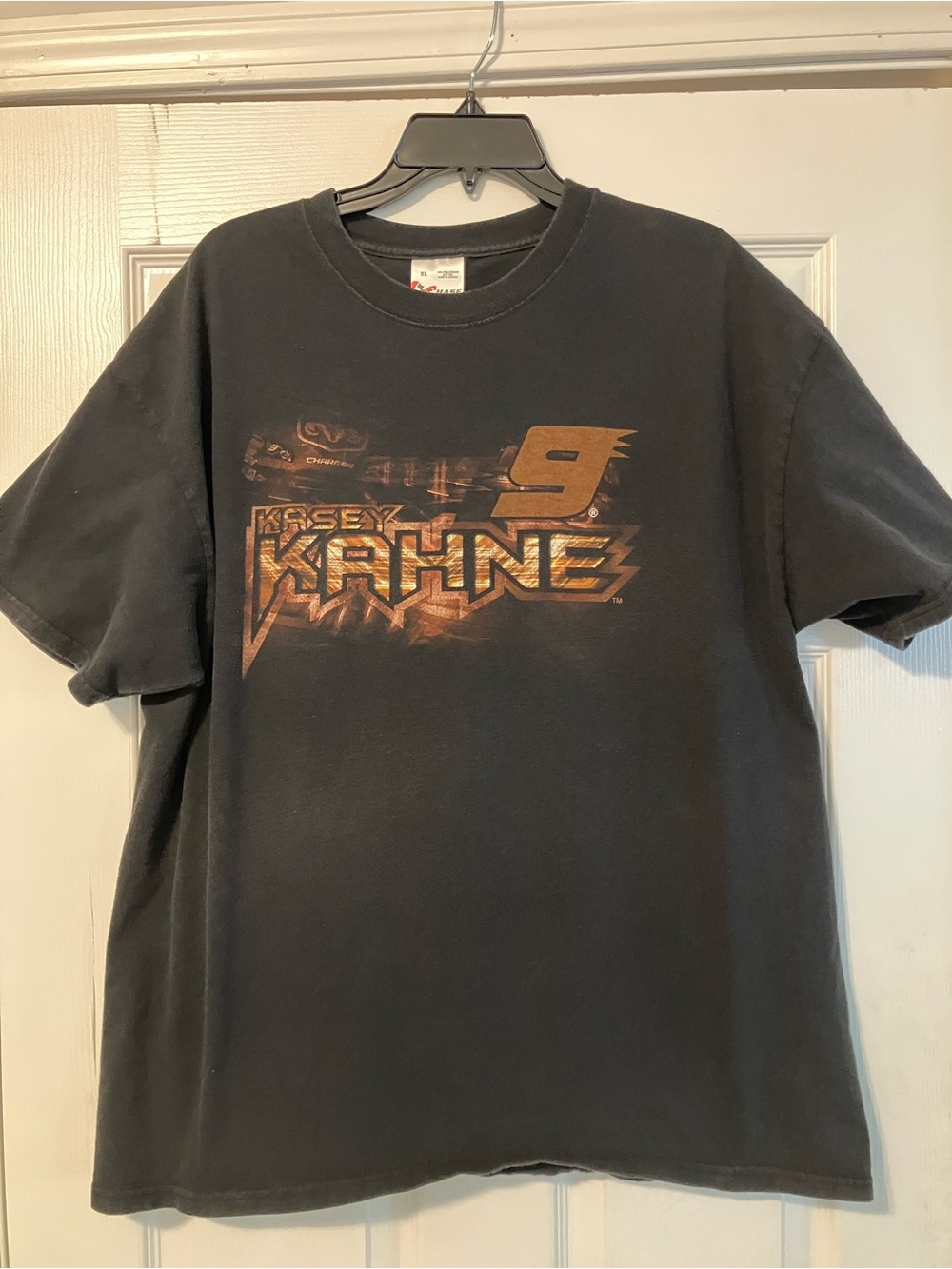 Vintage NASCAR Kasey Kahne #9 Chase Authentics Black Shirt Mens Size XL